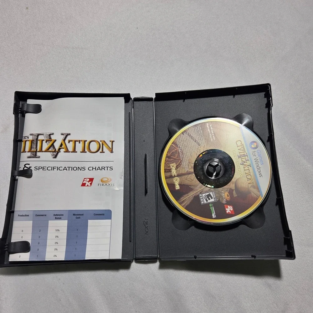 Sid Meiers Civilization IV 4 Gold Edition PC Games for Windows 2007 2K Firaxis